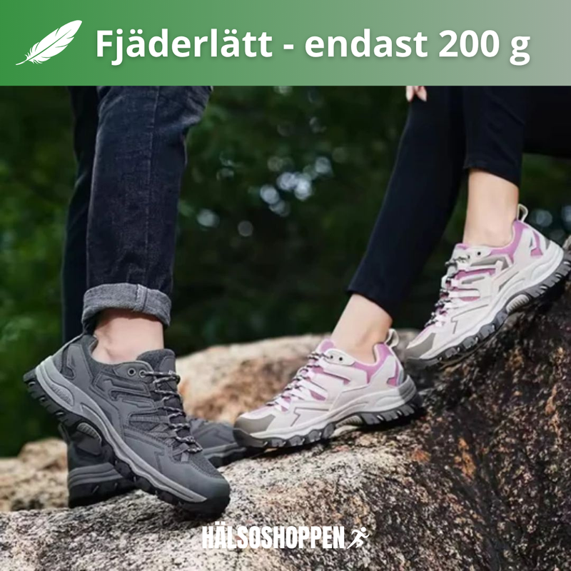 Fjællsteg- vandtætte og skridsikre vandringsskor