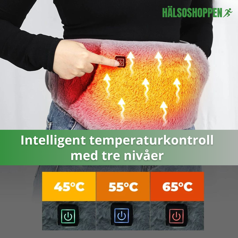 Elektriskt værmebælte med handværmUSB Værmebælte med Handværmareare
