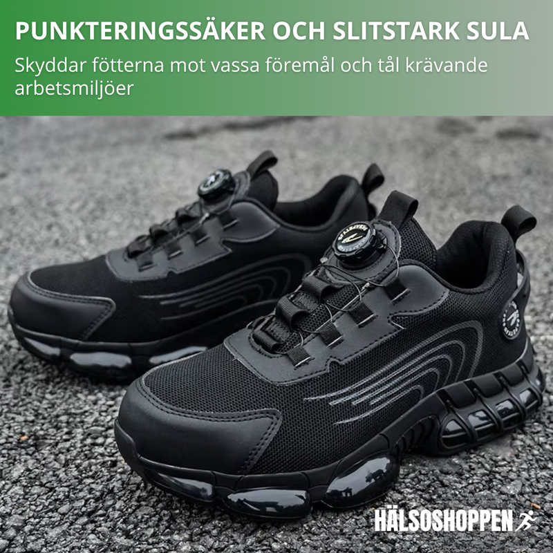 Dual-Tech Skyddsskor – Lette og Behagelige for Långa Arbetsdagar