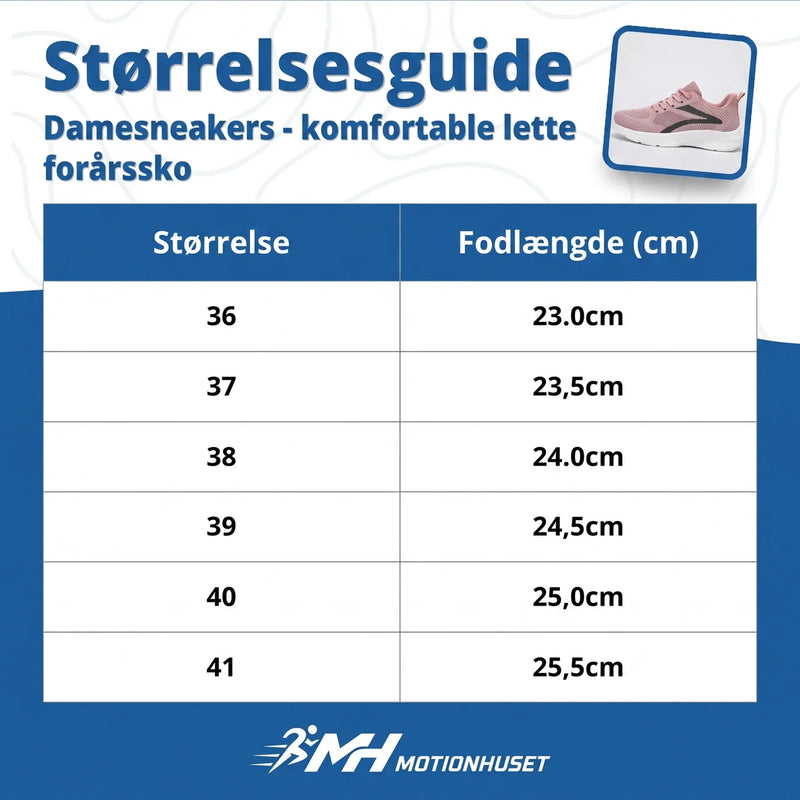 Dam sneakers  - behagelige lette vårskor