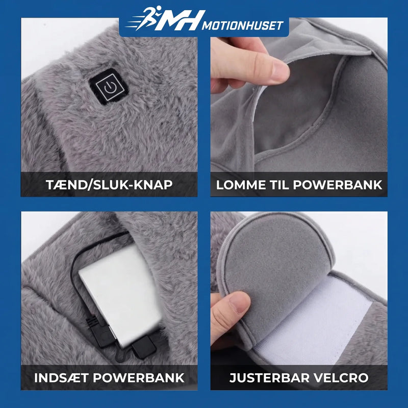 Elektriskt værmebælte med handværmUSB Værmebælte med Handværmareare