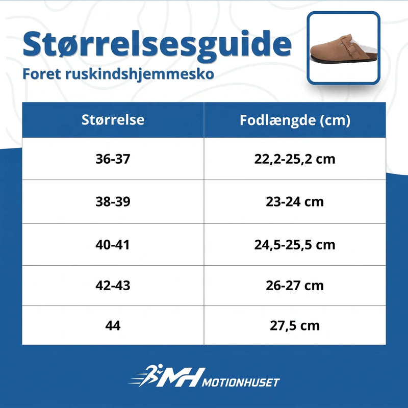 Forede Hjemmesko i Ruskind – Varme og Behagelige