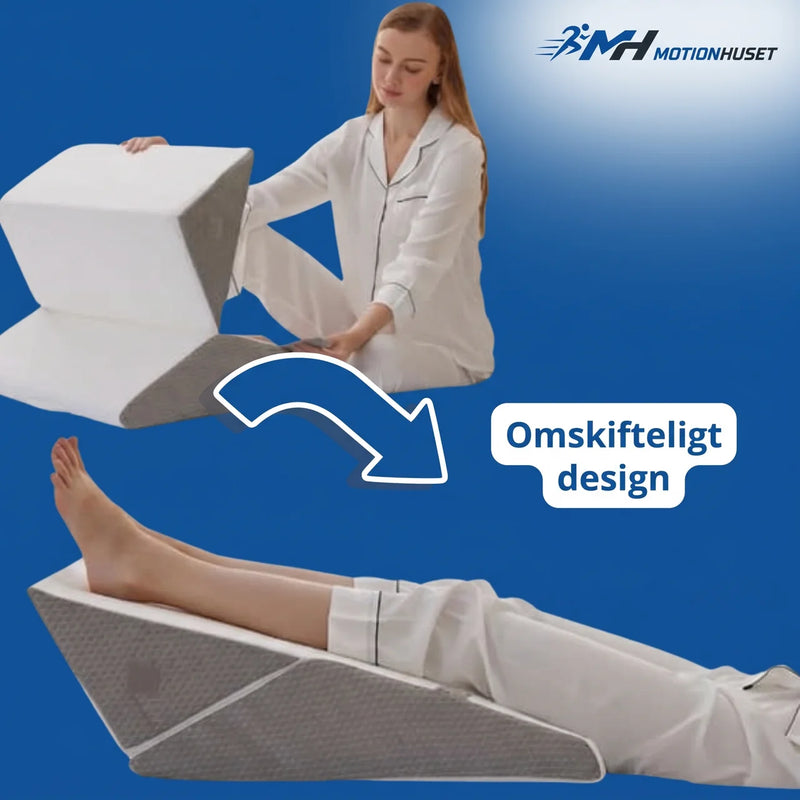 Kigepude 10-i-1 med Memory Foam – Justerbar Stødkudde for Ryg og Ben