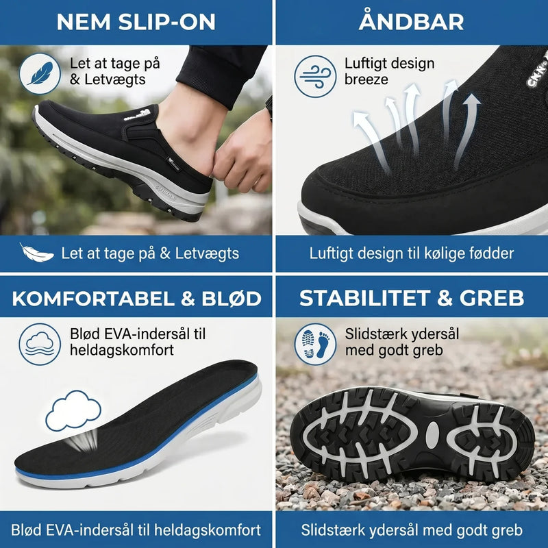 Lette Slip-On Fritidssko til Herrer