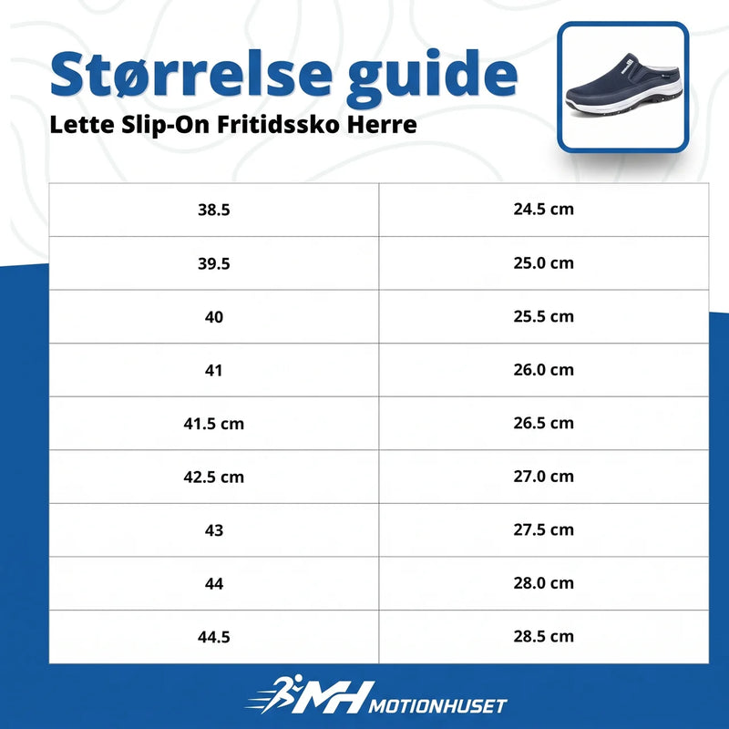 Lette Slip-On Fritidssko til Herrer