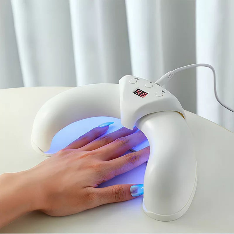 Nagelvårdsapparat med LED-ljus – Røtt og Blått Ljus