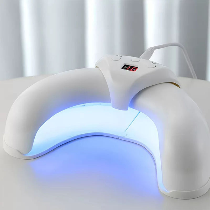 Nagelvårdsapparat med LED-ljus – Røtt og Blått Ljus