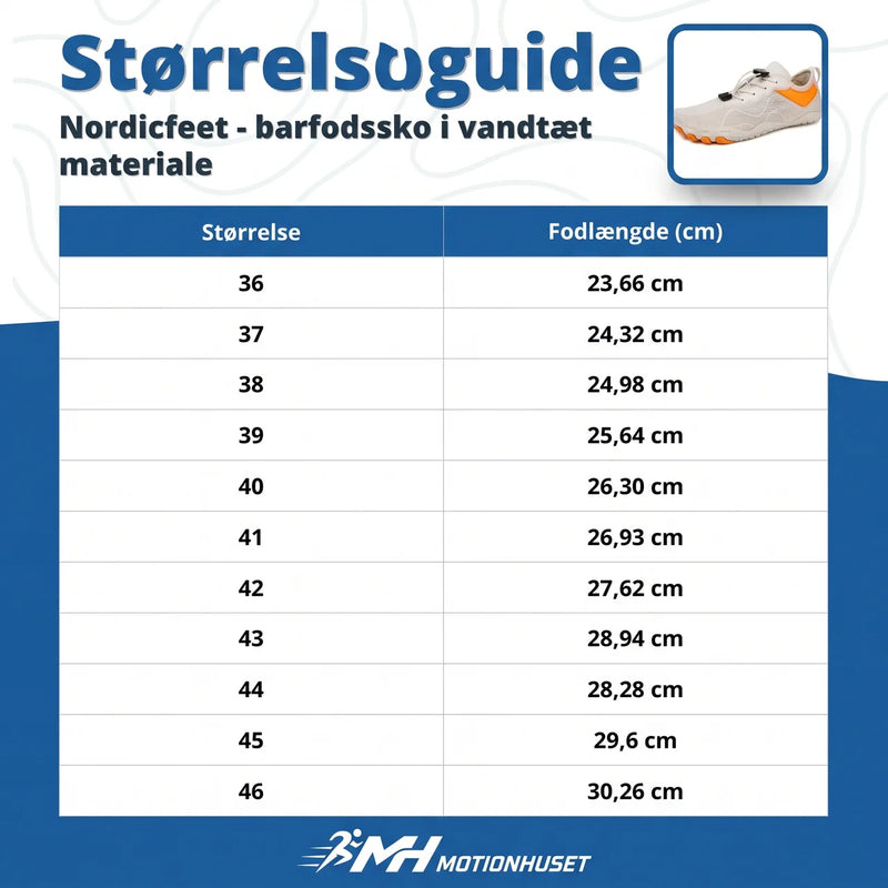 NordicFeet – Barfodssko i Vandafvisende Materiale