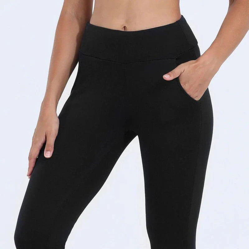 Leggings til Damer – Forede Varmetights med Fleece og Høj Talje