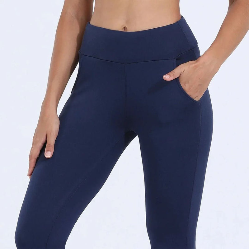 Leggings til Damer – Forede Varmetights med Fleece og Høj Talje