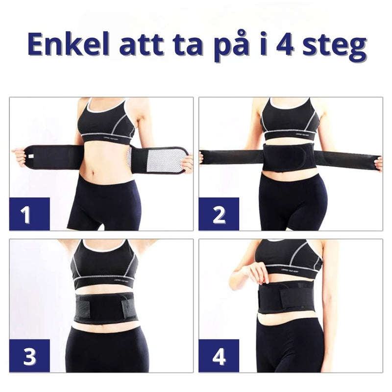Rygstøtte med magnetterapi