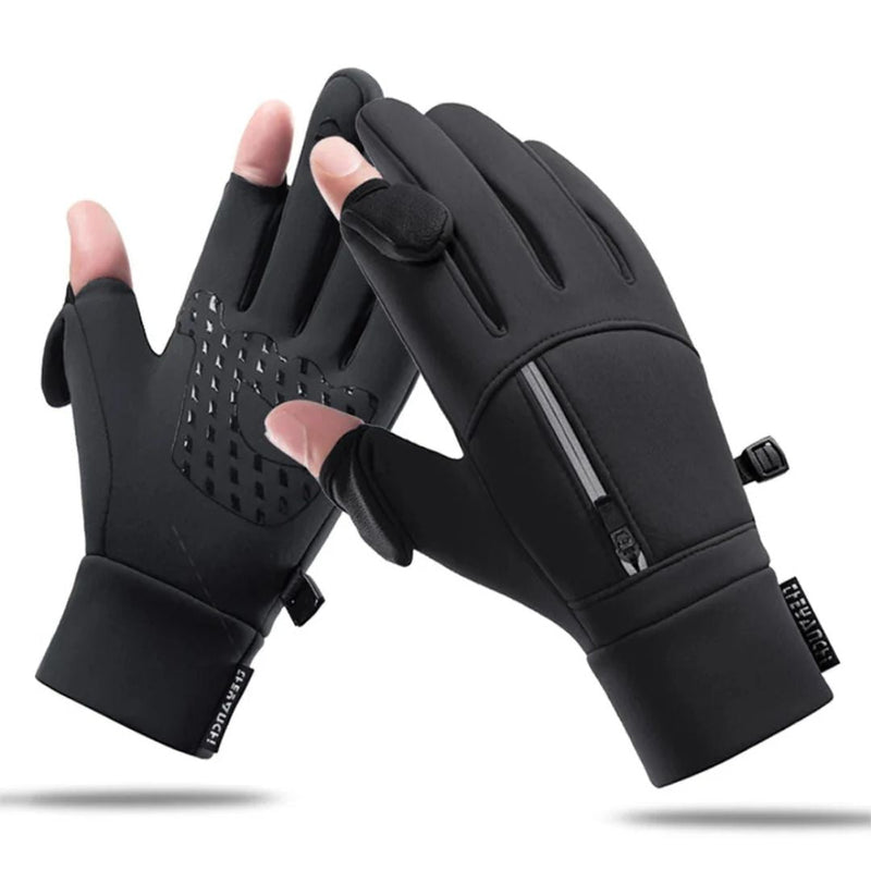 Vandtætte handsker med touch & ficka