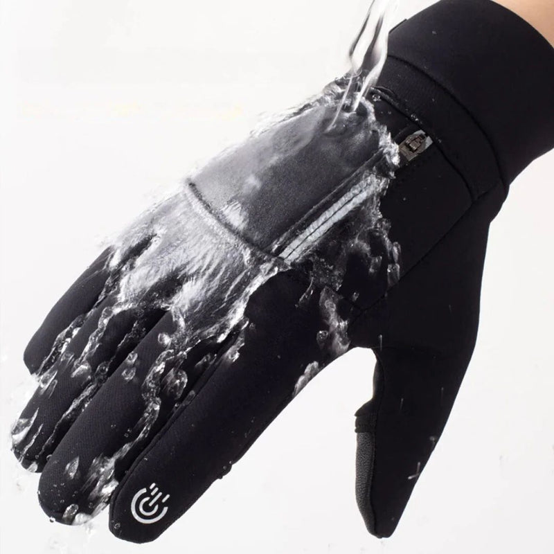 Vandtætte handsker med touch & ficka