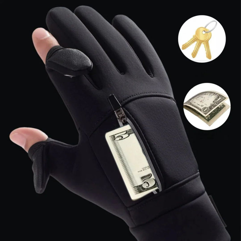Vandtætte handsker med touch & ficka