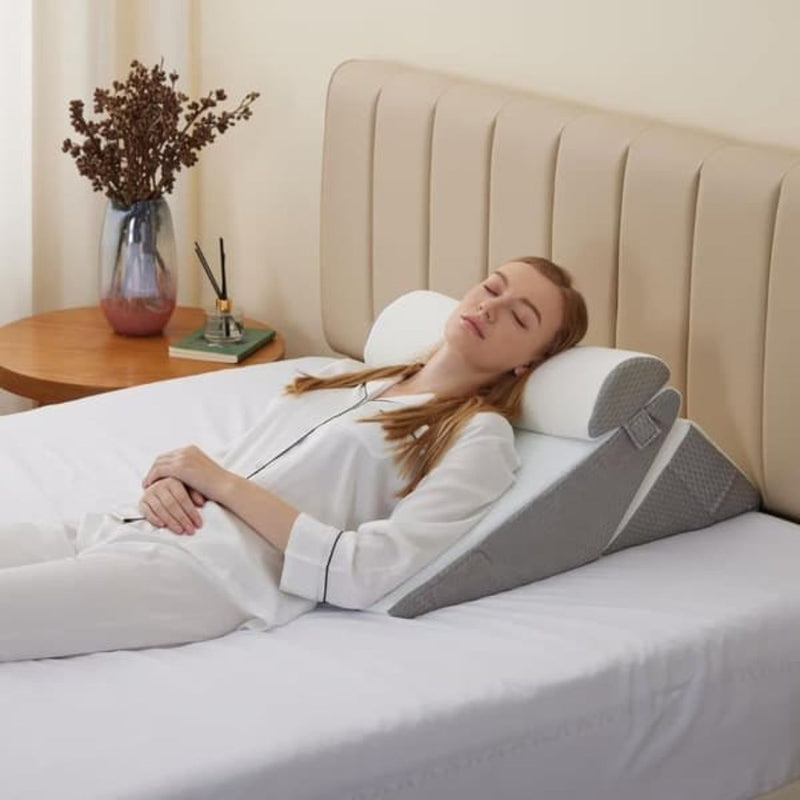 Kigepude 10-i-1 med Memory Foam – Justerbar Stødkudde for Ryg og Ben