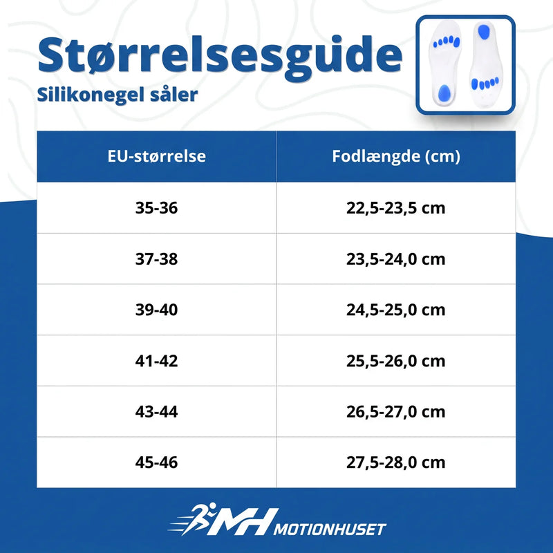 Silikonegel såler