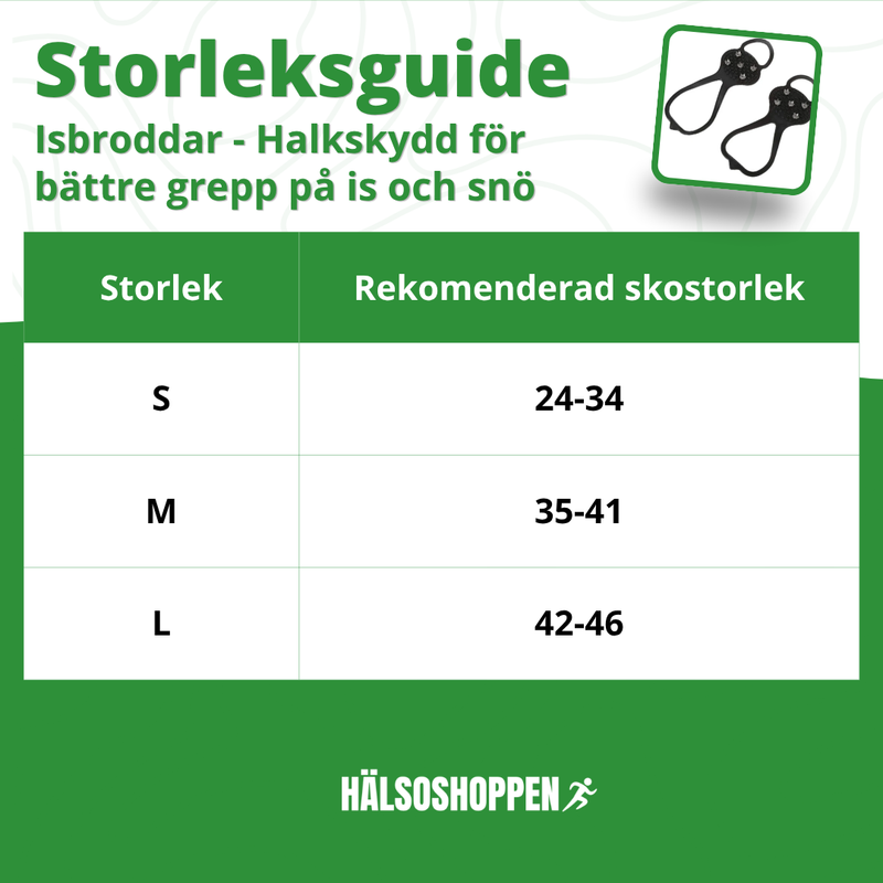 Isbroddar – Halkskydd for Bedre Grepp på Is og Snø