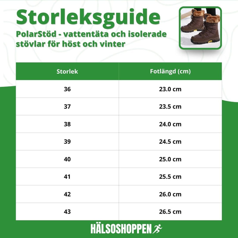 PolarStød - vandtætte og isolerade støvler for efterår og vinter