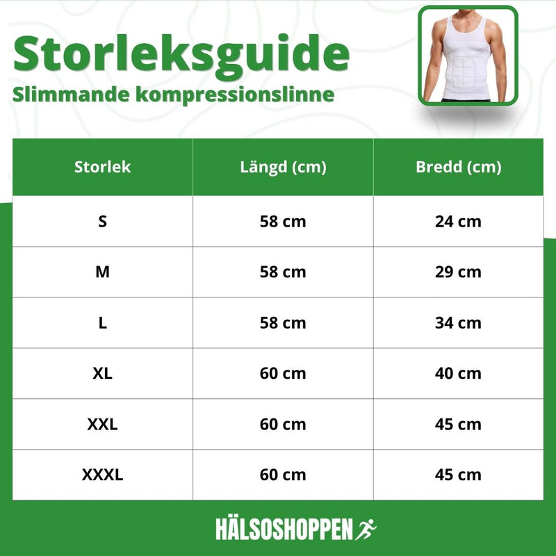 Kompressionslinne for Herr – Formsydda & Støttende