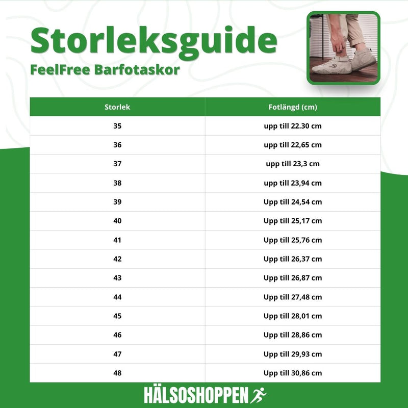 FeelFree Barfotaskor – Vandtætte & Lette 200 g Sko