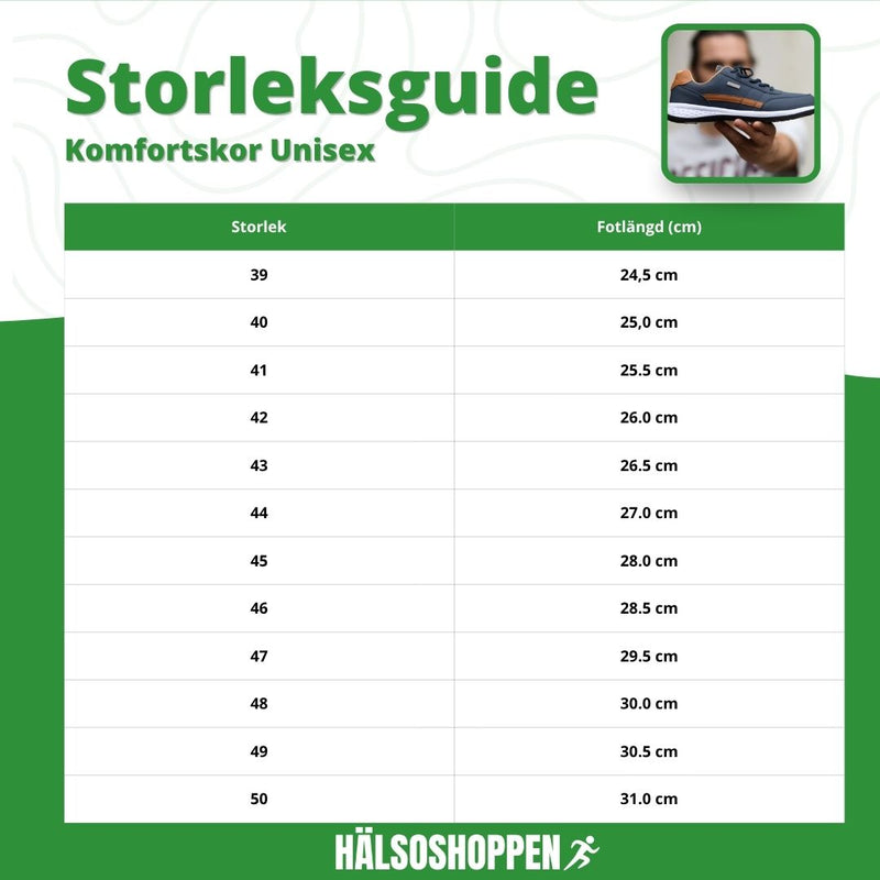 Komfortskor Unisex – Lette og Fleksible