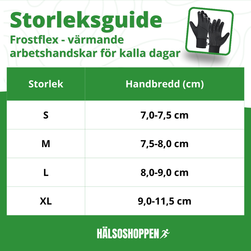 FrostFlex - værmande arbetshandskar for kalla dagar