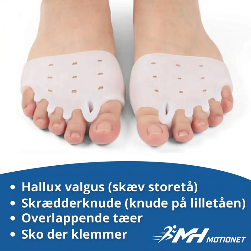 Tåseparerare i Silikone (5 tår)