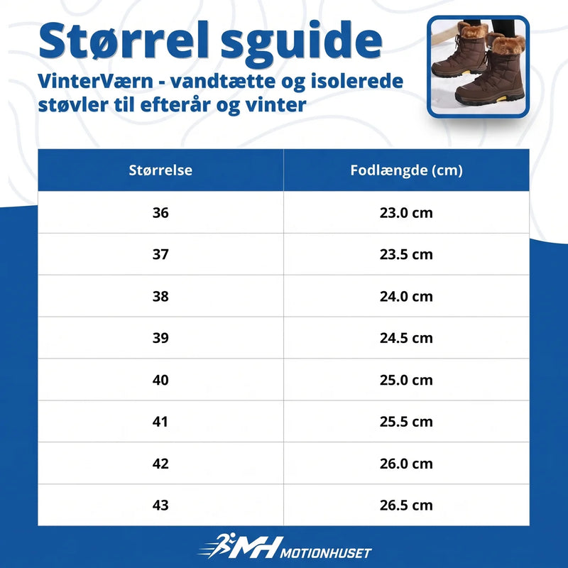 VinterVærn - vandtætte og isolerade støvler for efterår og vinter
