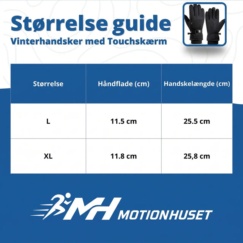 Vinterhandskar med Touchskærm