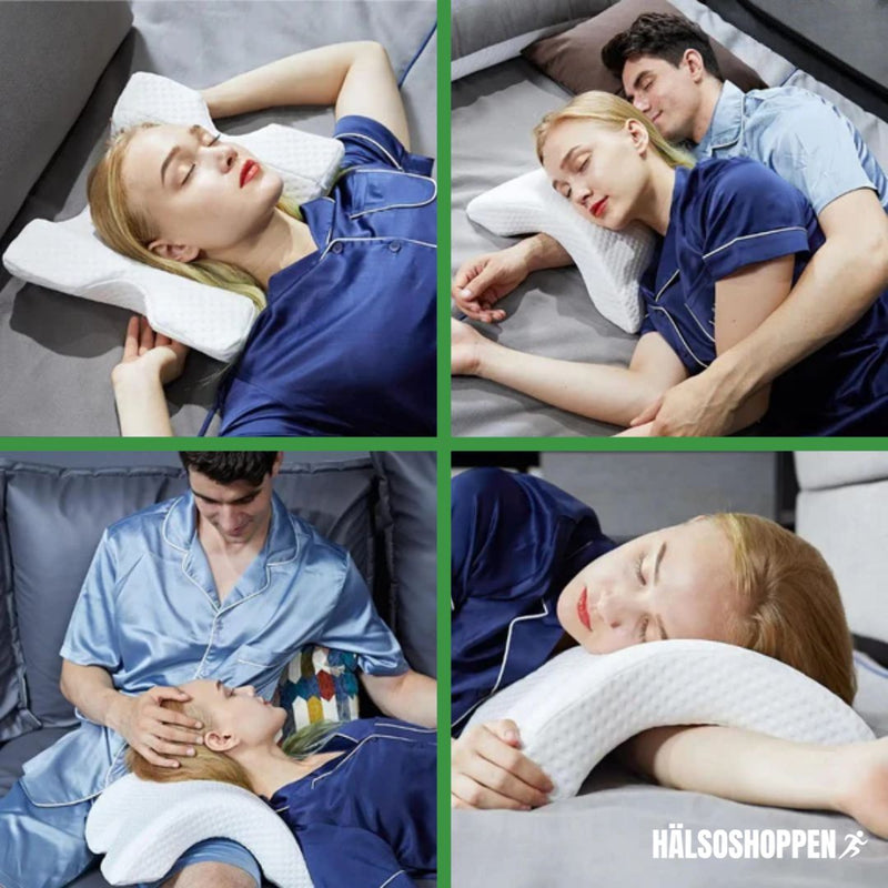 Armkudde for Sidliggande Sovstællning – Memory Foam for Økad Komfort
