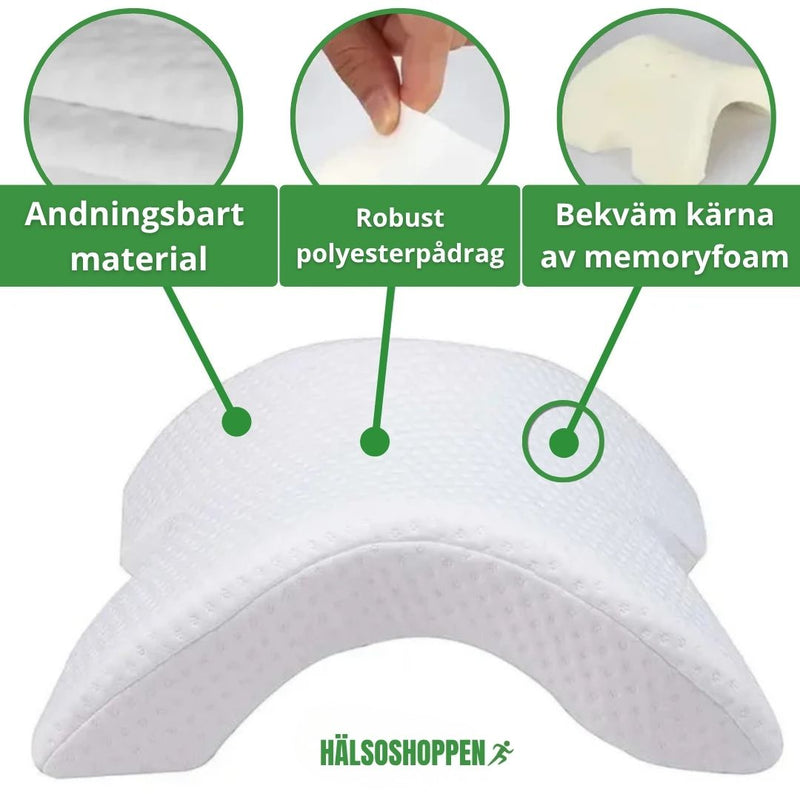 Armkudde for Sidliggande Sovstællning – Memory Foam for Økad Komfort